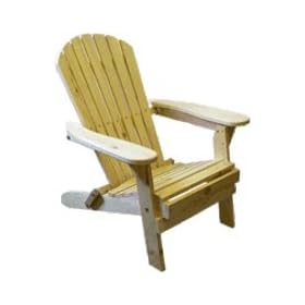 Bear Chair Pine Folding Adirondack Chair Kit by