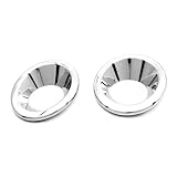 Chrome Front Fog Light Cover Set For Land Rover Discovery 3 LR3 05-11 by autochrome