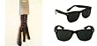 Classic 09' Style Dark Black Wayfarer Sunglasses W/ Free Eyewear Cord
