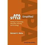 apa style simplified writing in psychology education nursing and sociology