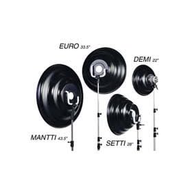 Mola Demi 22 Softlight, Interior White Surface with PAD Diffuser, & Exterior Nylon Diffuser