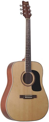 MusicalInstruments: Washburn D10SZ Acoustic Guitar Zebrawood