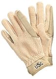 USG Easy D-Fabric with Leather Reinforcements/ Wrist with USG Printing, Lady Shape, Small, Cream