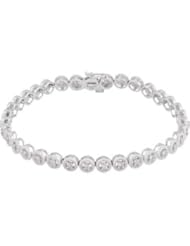 14K White Gold Diamond Bracelet