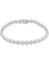 14K White Gold Diamond Bracelet