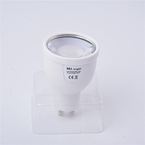 isharestrip Mi Light Dimmable GU10 Led Bulb Lamp 4W color change MiLight 2.4G Wireless Lights 86-265V RGBW Led Dimmer Lamp