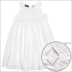 Girls Cutwork Dress