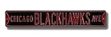 Chicago Blackhawks Avenue Sign 6 x 36 NHL Hockey Street Sign
