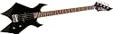 B.C. Rich Bronze Warlock Electric Bass Guitar, Black