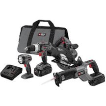 Porter-Cable PC418C-2 18-Volt NiCd Cordless 4-Piece Combo Kit