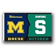 Michigan Wolverines / Michigan State Spartans Rivalry 3 X 5 Flags