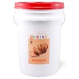 355 Total Servings Hard White Winter Wheat 40 lb. Pail Emergency Food Kit With Gamma Seal Product of USA - 1/4 Cup Servings By Shelf Reliance THRIVE