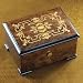 Brass Inlay Music Box - Unchained Melody - Frontgate