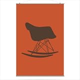 Inhabit 1948RTCF Modern Classics 1948 Slat in Rust and Cornflower