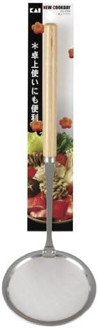 3" Single Mesh Strainer with Wood Handle by New Cookday