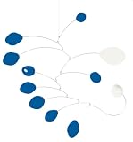 Atomic Mobiles Blue Mid Century Modern Art MOBILE - Alexander Calder Inspired Retro!