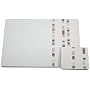 Denby Truffle/Merlot/Linen Cork Backed Rectangular Tablemat - Set of 4