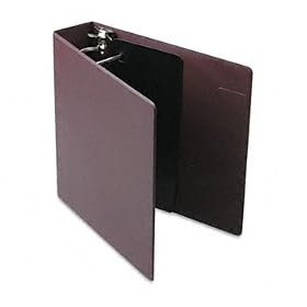 Heavyweight Vinyl Slant-D Ring Binder, 2 Capacity, Maroon