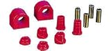 Energy Suspension 3.5118R Red Greaseable Complete Front Sway Bar Bushing Set