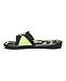 Under Armour Men's Ignite Banshee II Slide, Black (002)/High-Vis Yellow, 12