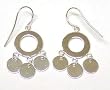 Sterling Silver Hoop Earrings (Rodium Plated)