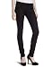 Vigoss Juniors Skinny Insert V-Back Pocket Jean, Black, 29