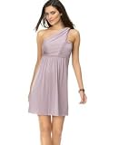 Nine West One-Shoulder Empire-Waist Glitter Jersey Dress