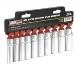 Review Sealey  / Spline Socket Set 10pc Deep 3/8Sq Drive Total Drive