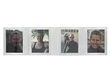 Kitchen & Housewares : Milestone Mini Four Photo Frame - Silver