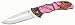 Buck Bantam BHW Hunting Knife (Mossy Oak Pink Blaze Camo)