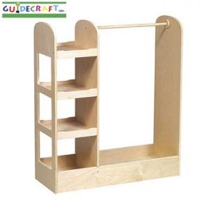 Kid's See and Store Dress-up Center - Natural Finish by 