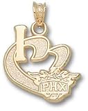 Phoenix Suns I Heart Logo 3/4 Charm/Pendant