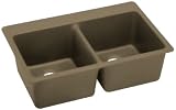 319pWGrc28L. SL160  Elkay ELG3322MC0 Gourmet E Granite Sink, Mocha