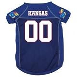 kansas jayhawks xl dog pet jersey 35-60 lbs