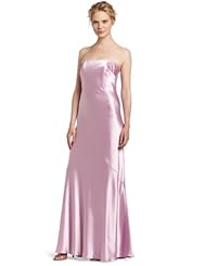 Strapless Acetate/Polyester/Triacetate Geometric Print  Dress