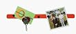 Mini Skinny Self-Stick Strip Magnet Board - Orange by Three By Three Seattle