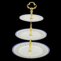 Best Cheap Haviland Val De Loire 3 Tier Cake Platter