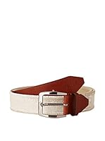 Trussardi Jeans Cinturón (Marfil / Cuero)
