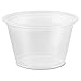 Conex Complement Portion Cup - 4 Ounce, Clear, Polypropylene, Use Lid 400Pcl, 125 Per Bag -- 2500 Per Case.