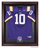 LSU Tigers Mahogany Framed Logo Jersey Display Case