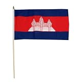 Cambodia Flag 12 x 18 inch