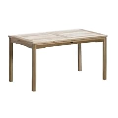 Ambientehome 62810 Teak-Tisch, eckig, ca. 150 x 80 x 75cm