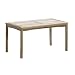 Ambientehome 62810 Teak-Tisch, eckig, ca. 150 x 80 x 75cm