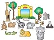 ZOO FRIENDS BULLETIN BOARD SET