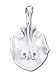 Solid Sterling Silver Stingray Nautical Charm