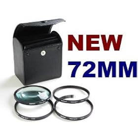 Click here to buy 72mm 4pc Macro Close-Up Lens Set for Canon 35mm 50mm 85mm.