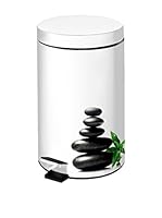 Bisk Cubo De Basura Con Pedal Zen 3L Blanco