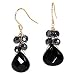 14k Gold & Black Onyx Beaded Earrings