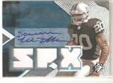 2008 SPx #182 Darren McFadden JSY AU RC - Oakland Raiders (RC - Rookie Card - Piece of Authentic Jersey - Autographed - Serial #d to 325) (Football Cards)