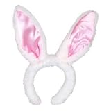 Plush Satin Bunny Ears Costume Accessory (1 dozen)